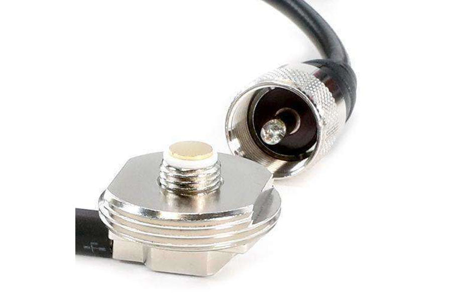 Rugged Radios Antenna Coax Cable with 3/8 NMO Mount - 15ft