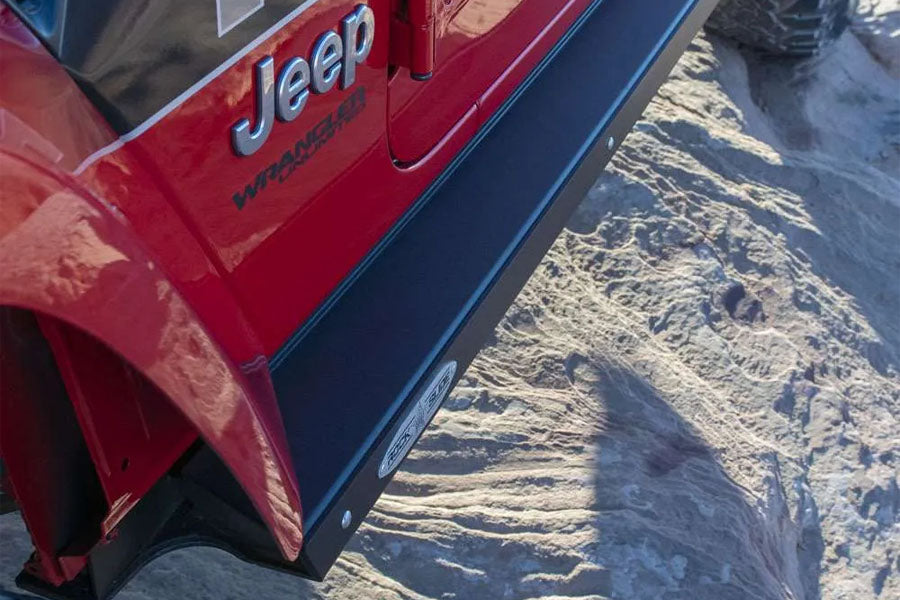 Rock Slide Engineering Step Slider Skid Plates - Pair