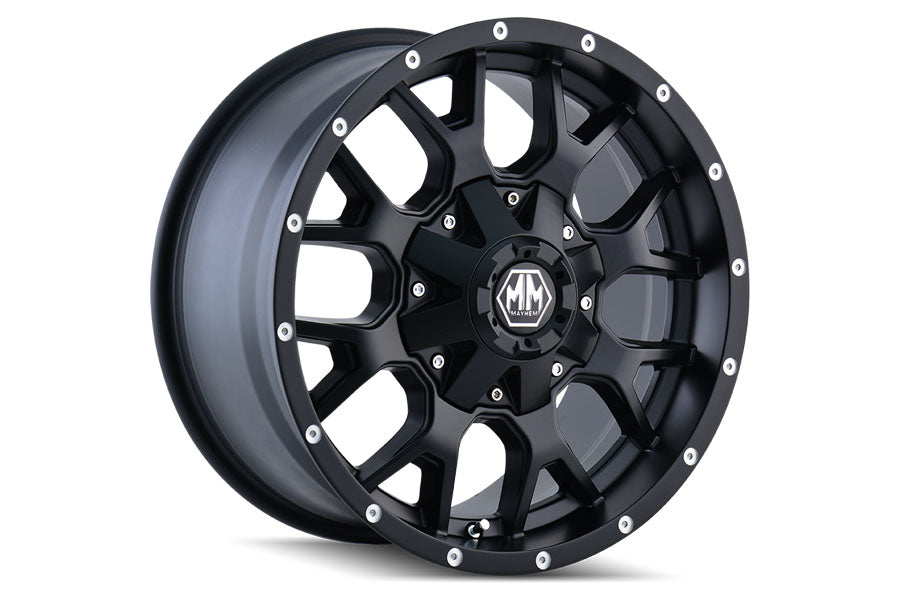 Dirty Life Mayhem Warrior 8015 Series Wheel, 17x9 5x4.5/5x5 -12mm - Matte Black