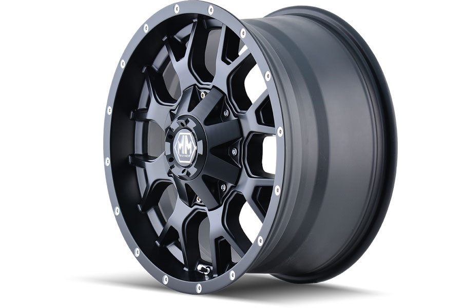 Dirty Life Mayhem Warrior 8015 Series Wheel, 17x9 5x4.5/5x5 -12mm - Matte Black