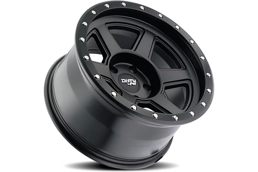 Dirty Life 9315 Compound Series Beadlock Wheel, 17x9 6x5.5 -38mm - Matte Black