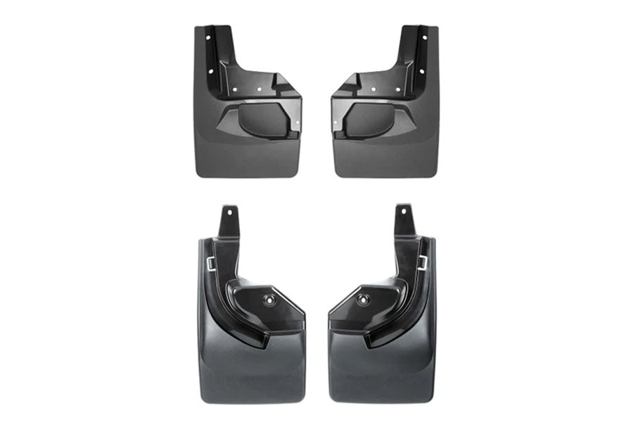 WeatherTech No-Drill MudFlaps Front & Rear Set w/ Safety Group Package