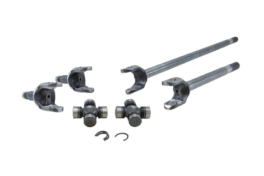Yukon Chromoly 4340 Front Axle Kit for Dana 30 Diff - 27/30 Spline, 1310 U-Joint