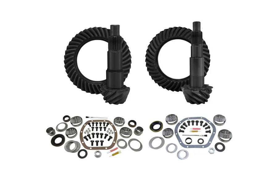 Yukon D30 Front and D44 Rear Ring and Pinion Kit w/ Gear Oil Package