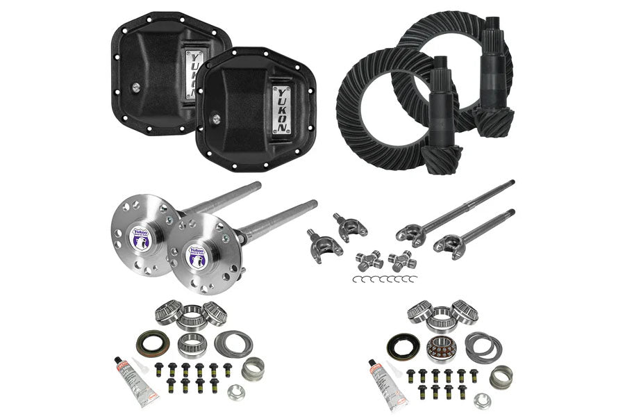 Yukon Dana 44 Front/Rear Re-Gear Kit w/ Covers - 4.88 Ratio