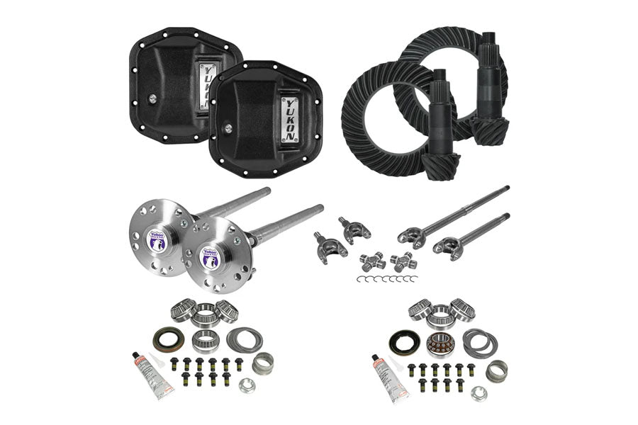 Yukon Stage 4 Re-Gear Kit w/ Covers Fr & Rr Axles, Dana 44, 5.13 Ratio