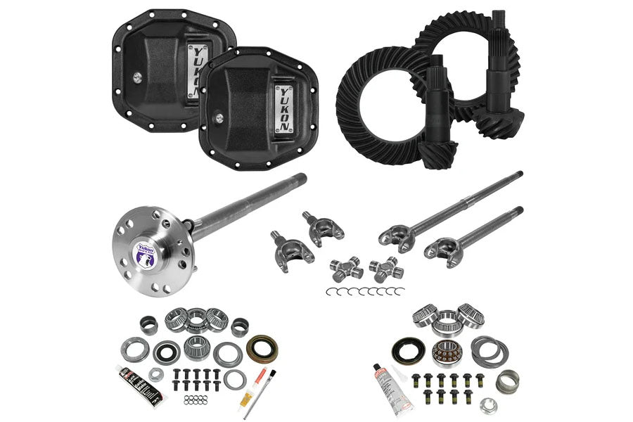 Yukon Stage 4 Re-Gear Kit w/ Covers Fr& Rr Axles - 5.13 Ratio, Dana30/44