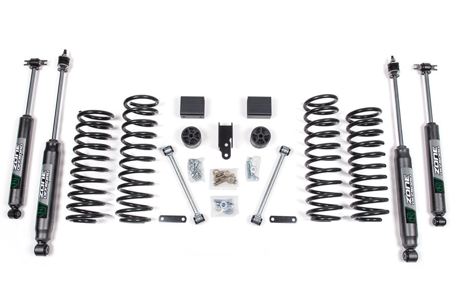 Zone Offroad 3in Coil Spring Lift Kit w/ Nitro Shocks