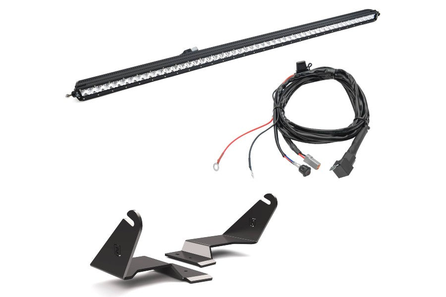 ZROADZ Front Roof LED Straight Single Row Slim Light Bar Kit - 50inch