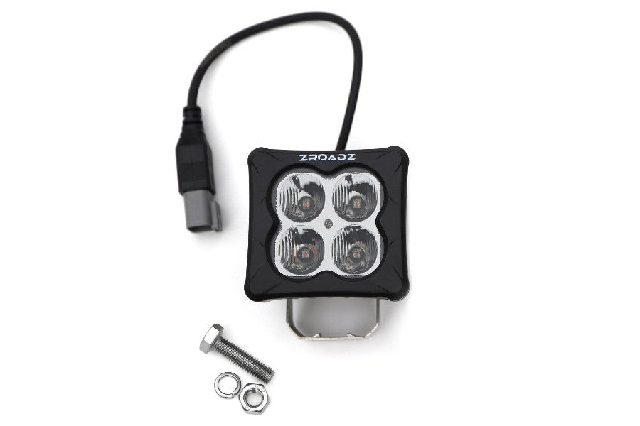 ZROADZ Mirror/Ditch Light LED Kit - 4 LED Lights 2 White 2 Amber
