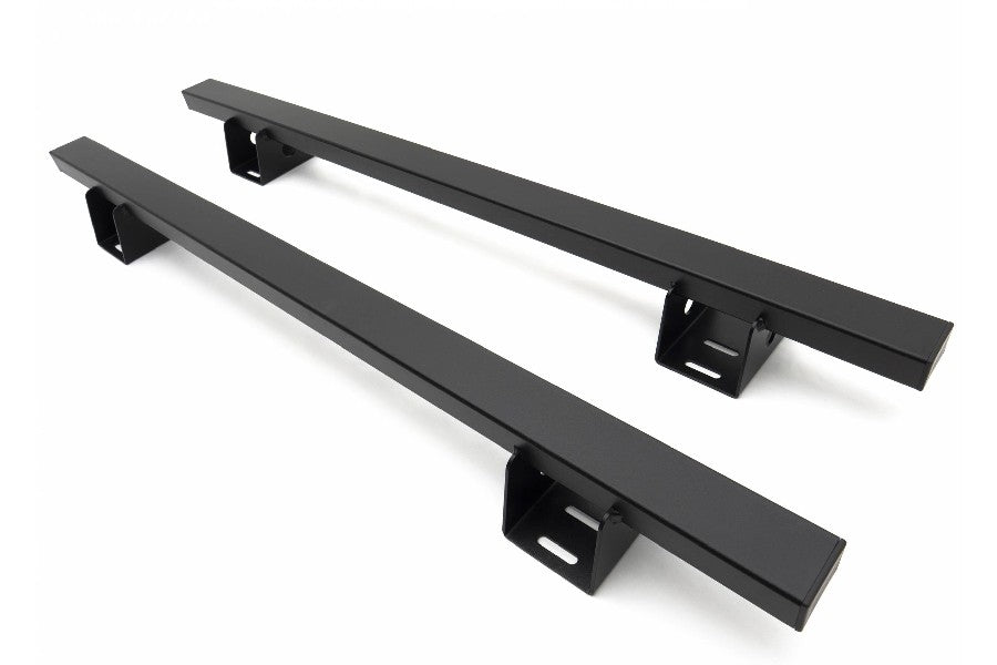 ZROADZ Access Overland Rack Crossbars - Black Mild Steel Bolt-On 2 Pc Set w/ Hardware