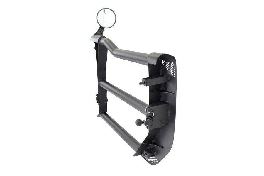 Go Rhino Trailline Front Tubular Doors - Textured Black