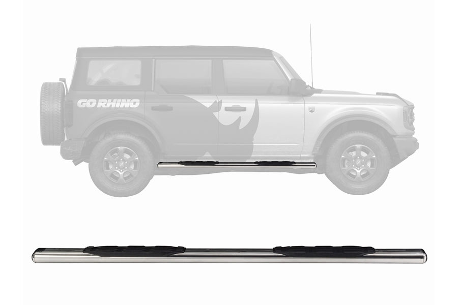 Go Rhino 5in 1000 Series Side Step Kit - Polished
