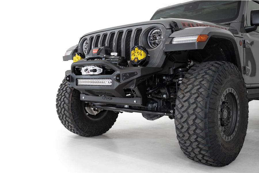 Addictive Desert Designs Aluminum Sway Bar Skid Plate - Hammer Black