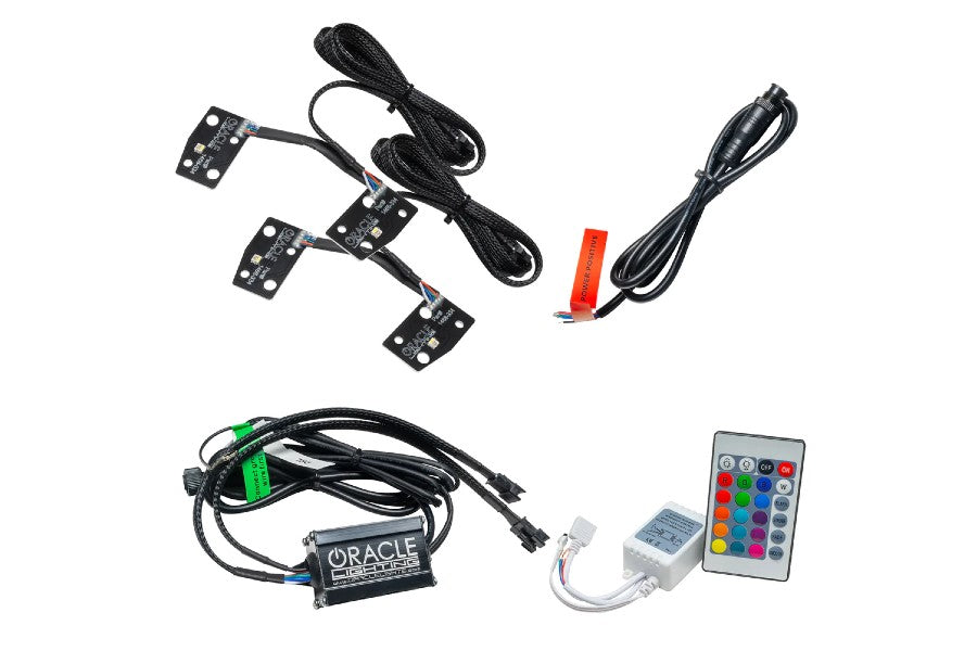 Oracle Lighting Color shift RGB+W Headlight Halo Upgrade Kit, w/2.0 Controller