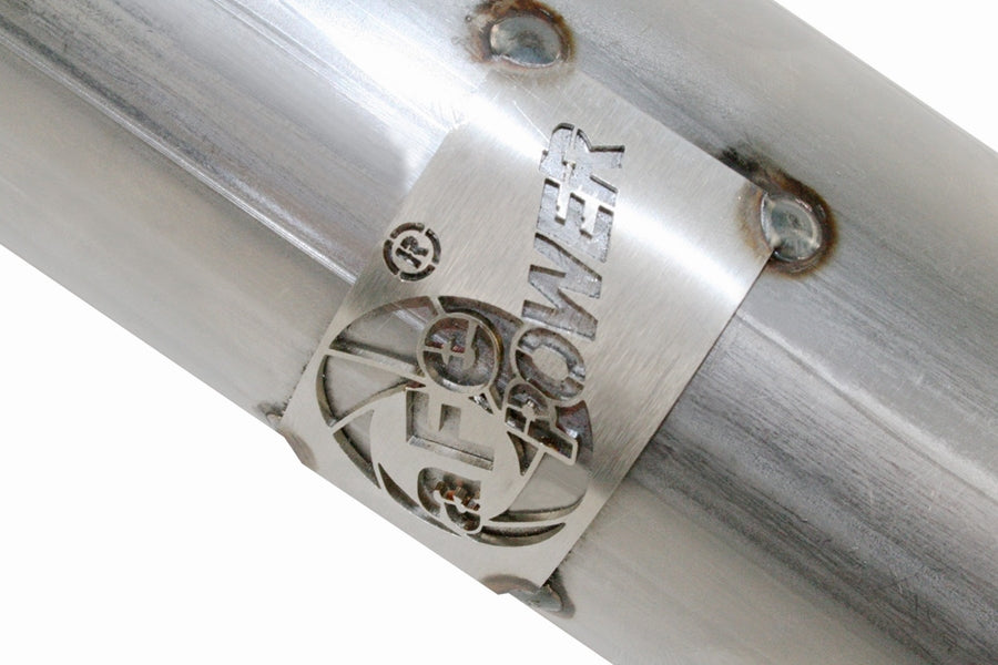 aFe POWER Twisted Steel Loop Delete Down-Pipe 2.5in Exhaust System