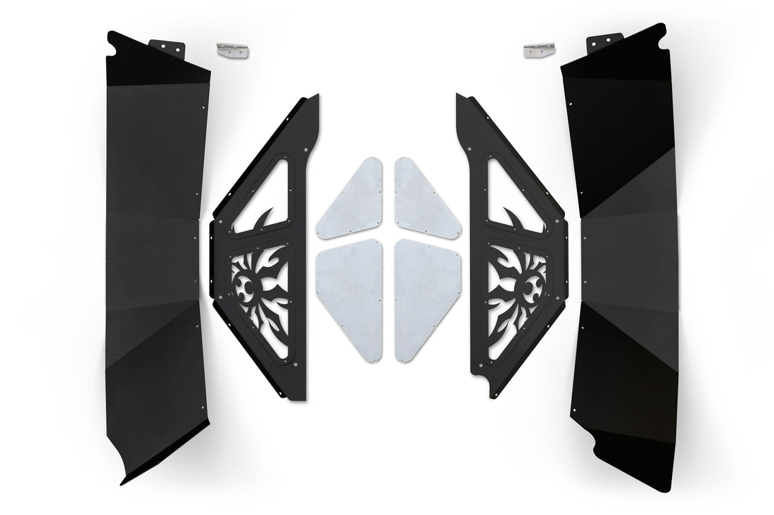 Poison Spyder Rear Inner Fenders - Black