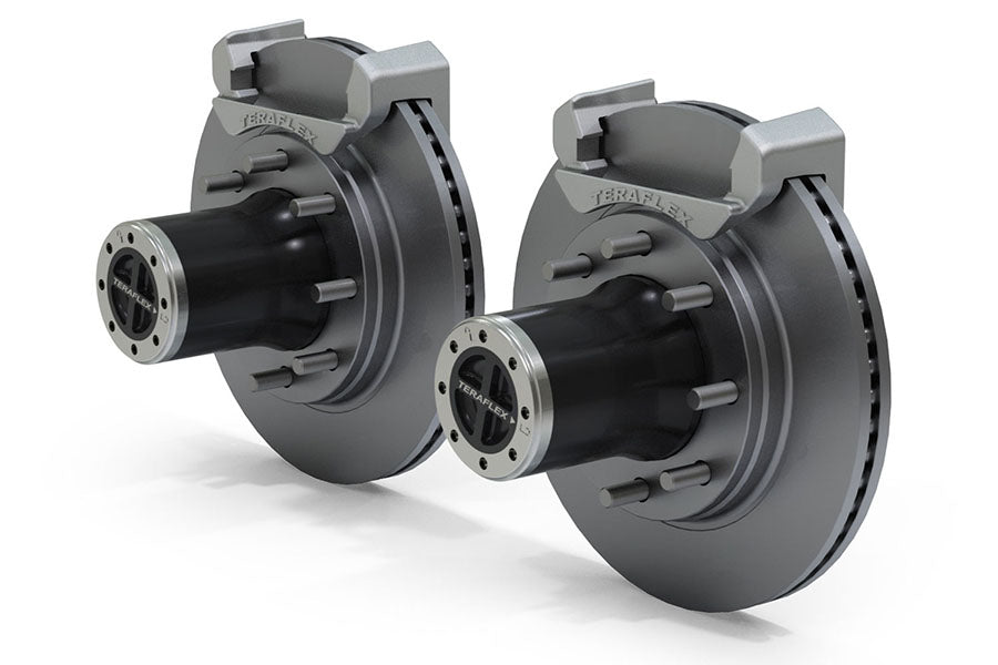Teraflex Dana 30/44 Front 8-Lug Locking Hub Conversion Kit w/ Vented Rotors