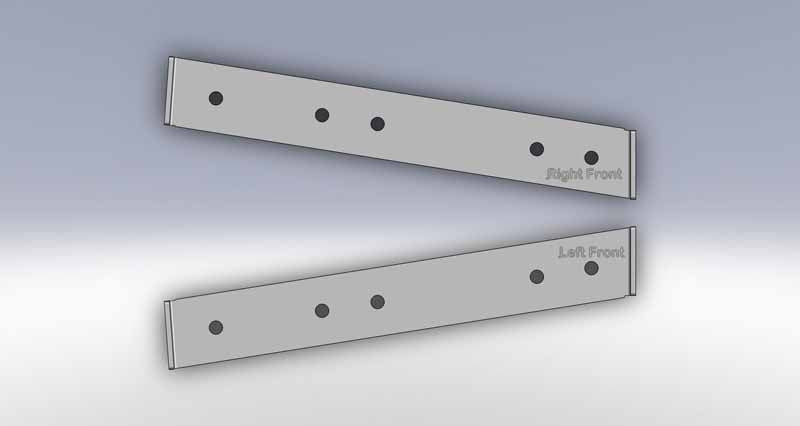 Clayton Off Road Frame Bracket Location Templates