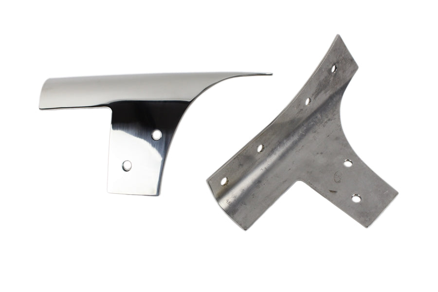 Kentrol Windshield Support Set - Polished Silver