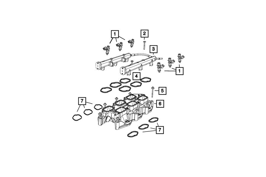 Mopar Intake Manifold Gasket