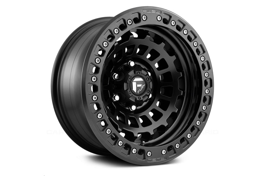 FUEL OFFROAD ZEPHYR BEADLOCK D101 WHEEL 17X9 5X5 15MM OFFSET MATTE BLACK