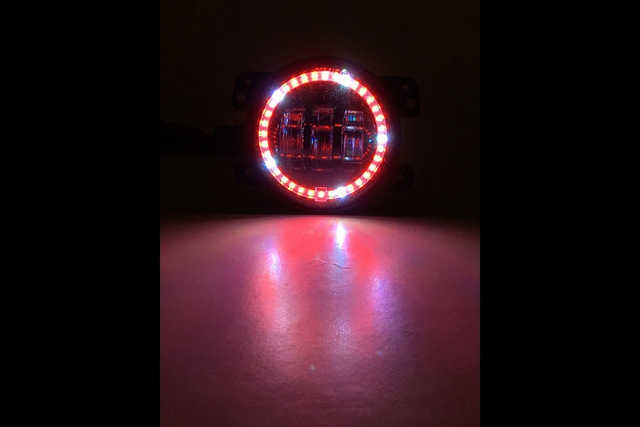 Quake LED Tempest Series 7in HD RGB Headlight/Fog Light Kit