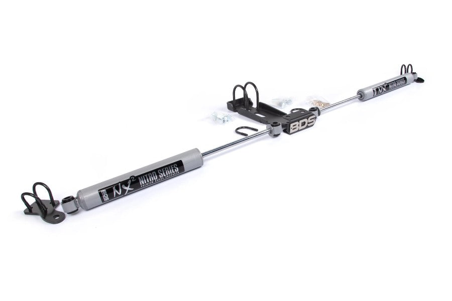 BDS Suspension Dual Steering Stabilizer Kit W/ NX2 Shocks