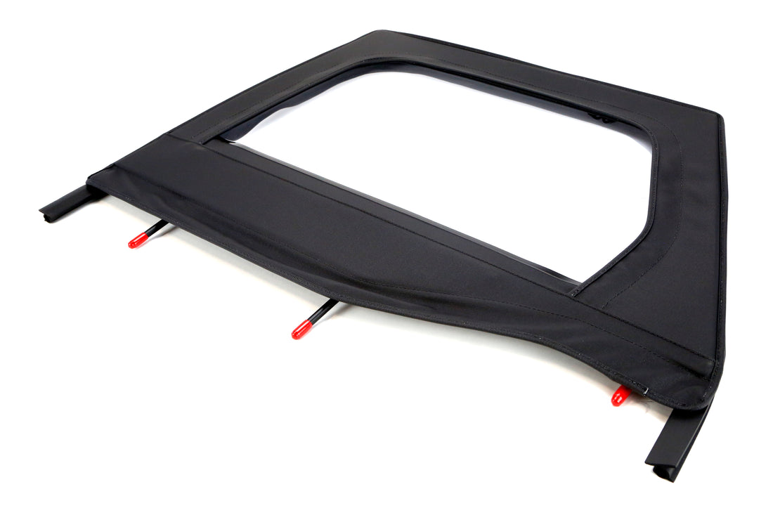 Bestop Highrock Element Upper Doors, Front - Black Diamond