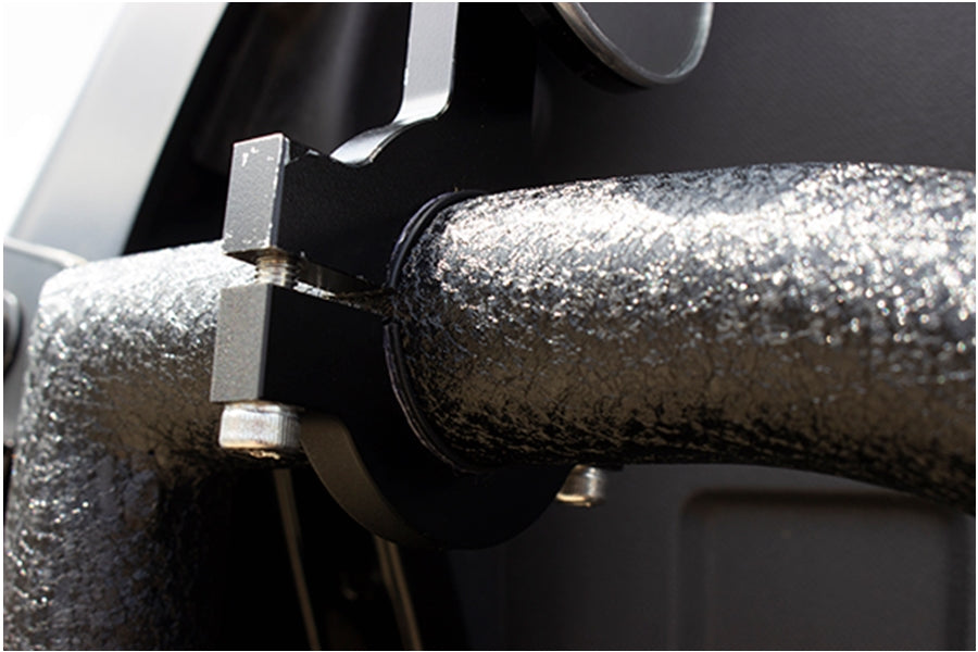 Fishbone Offroad Aluminum Tube Door Mirror - Black