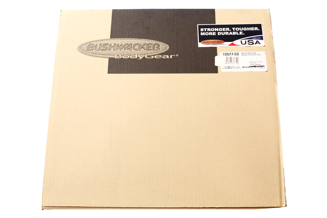 Bushwacker Factory Coverage Pocket Style Fender Flare Set Front Black