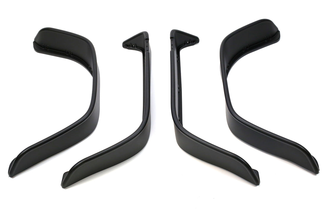 Bushwacker Flat Style Fender Flare Set Matte Black