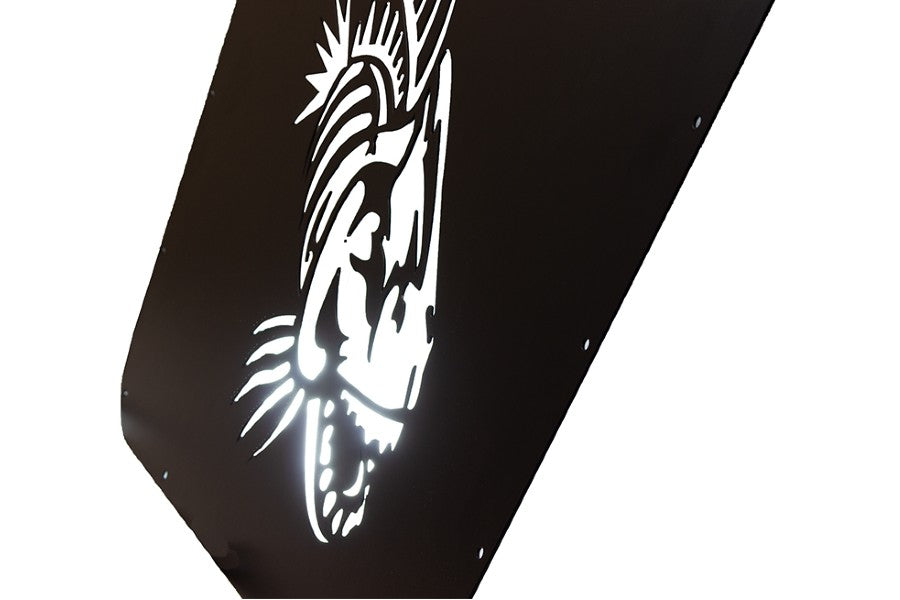 Fishbone Offroad Hood Louver - Black
