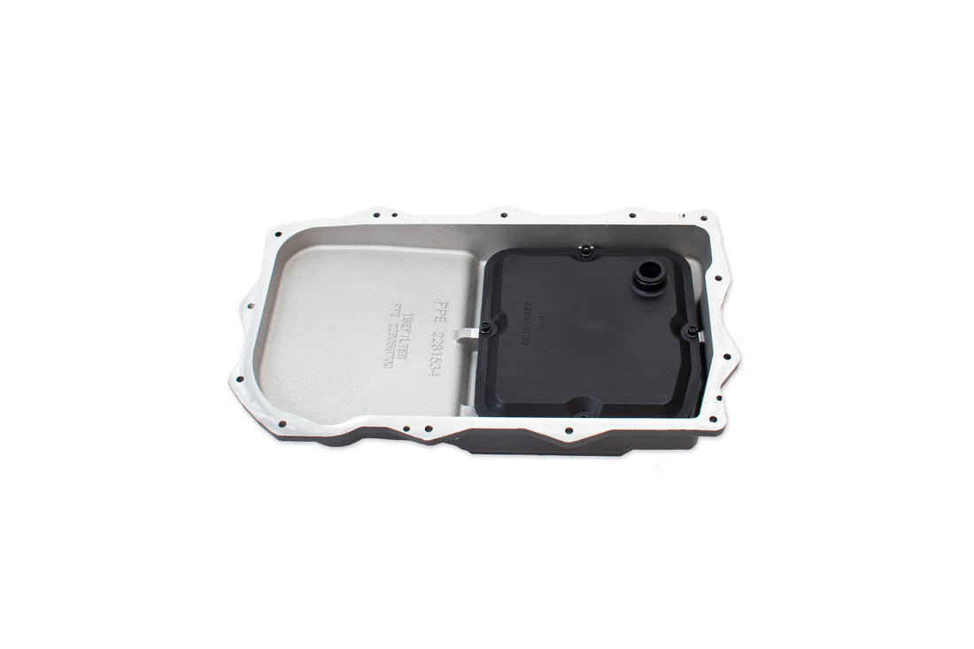 PPE HD Cast Aluminum Transmission Pan - Black