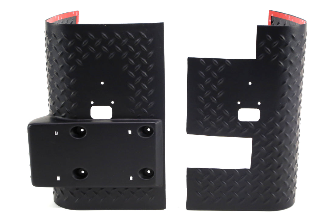 Rugged Ridge Rear Corner Guards Black