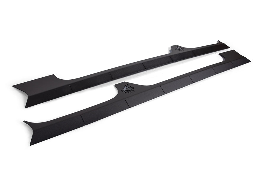 Crawltek Aluminum Rocker Body Cladding - Black