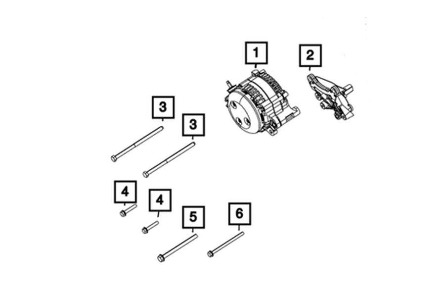 Mopar 180 Amp Alternator