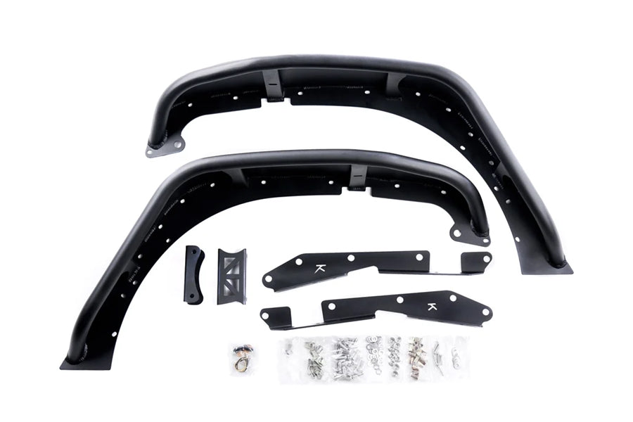 Combat Off Road Full Assault Black Aluminum Fender Kit - Front