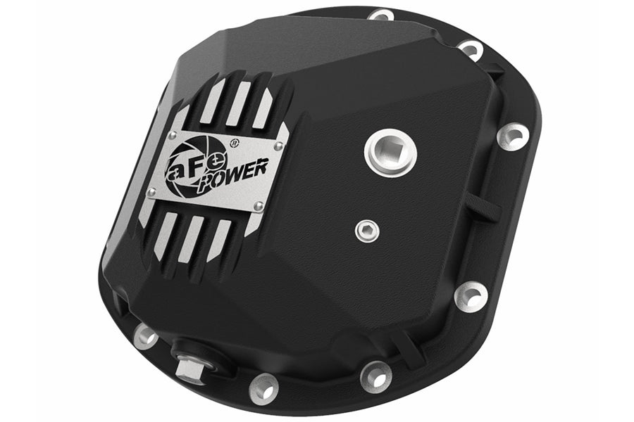 aFe POWER Pro Series Dana 30 Front Differential Cover w/ Machined Fins - Black