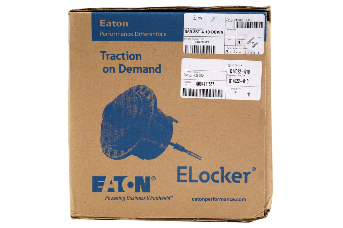Eaton ELocker Differential Dana 60, 35 Spline - 4.10 and Down