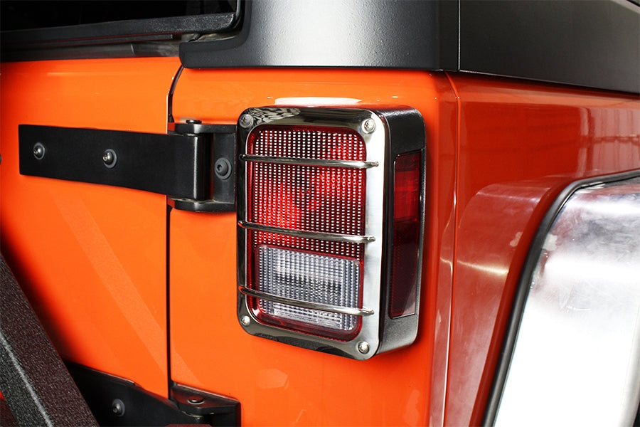 Kentrol Taillight Guard Set - Polished Silver