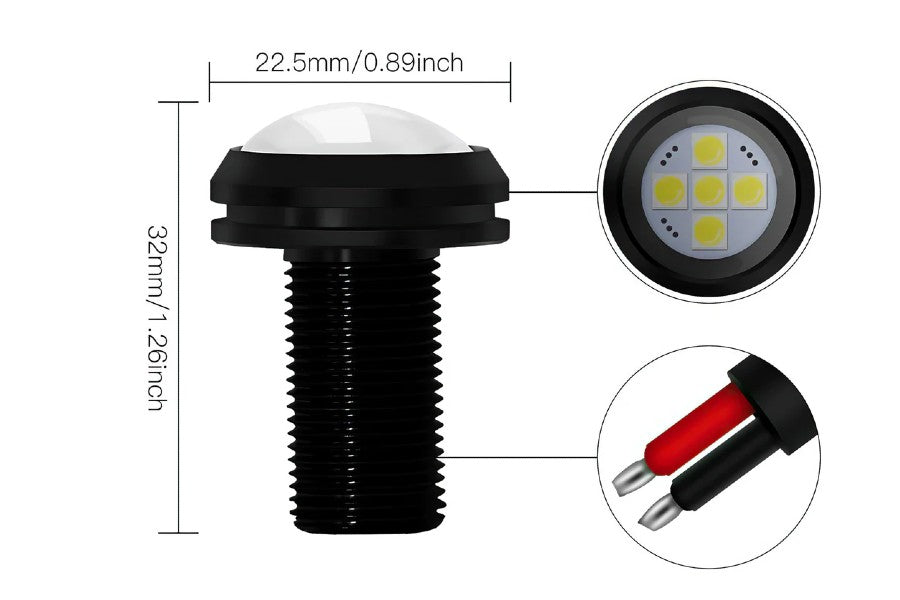 Oracle Lighting LED Puddle Light Upgrade For Off-Road Side Mirror Ditch Lights - Pair