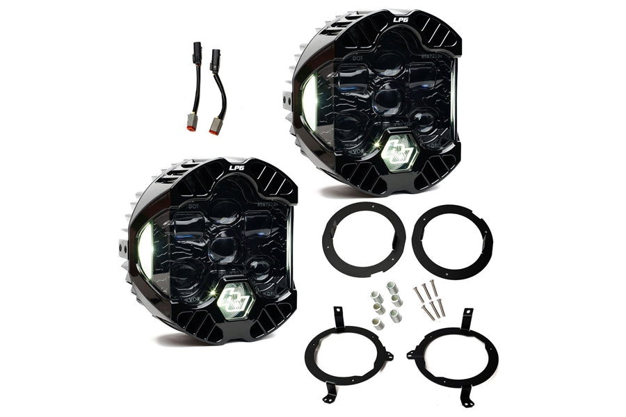 Baja Designs DOT LP6 Headlight Kit, Clear DRL