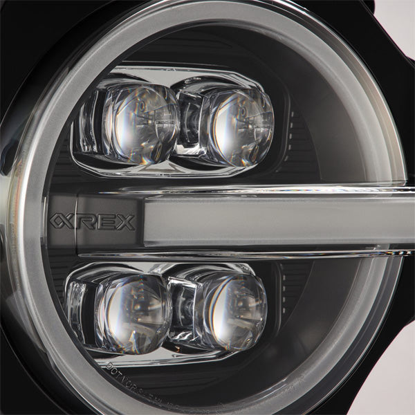 AlphaRex NOVA-Series LED Projector Headlights, Pair - Black