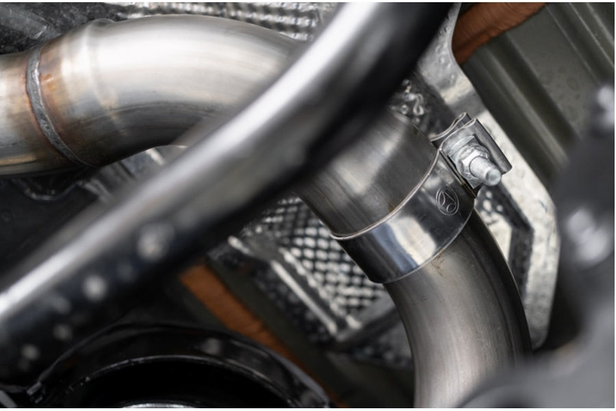 MBRP 2.5in Cat-Back Single Rear Exit Exhaust System - T304 Stainless Steel