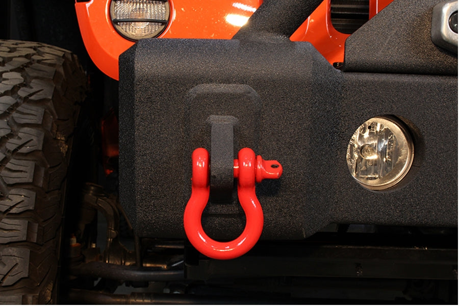 Fishbone Offroad 3/4in D-Ring Shackle - Red