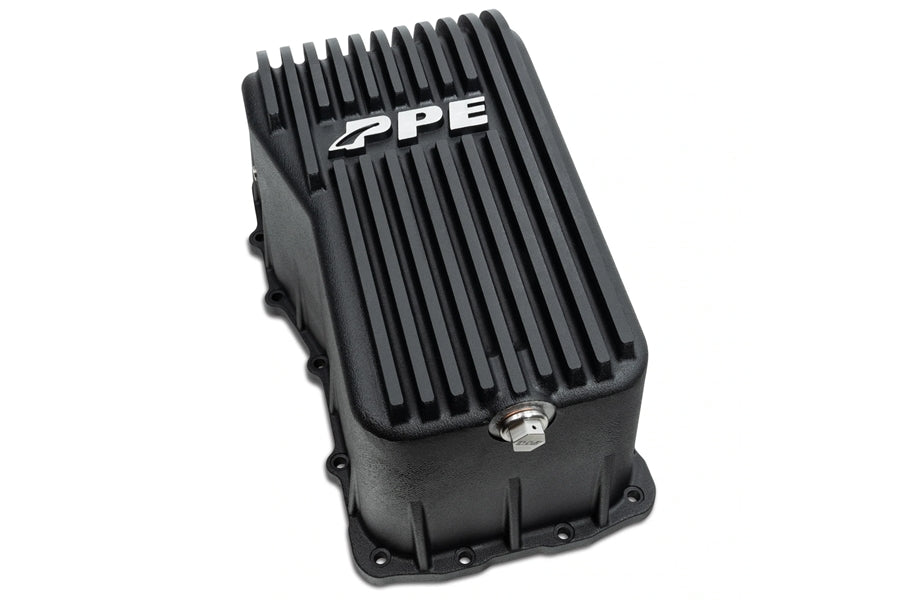 PPE HD Aluminum Engine Oil Pan - Black