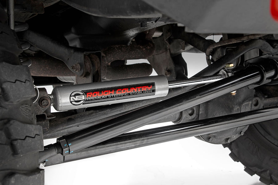Rough Country HD Steering Upgrade Kit w/ Steering Stabilizer