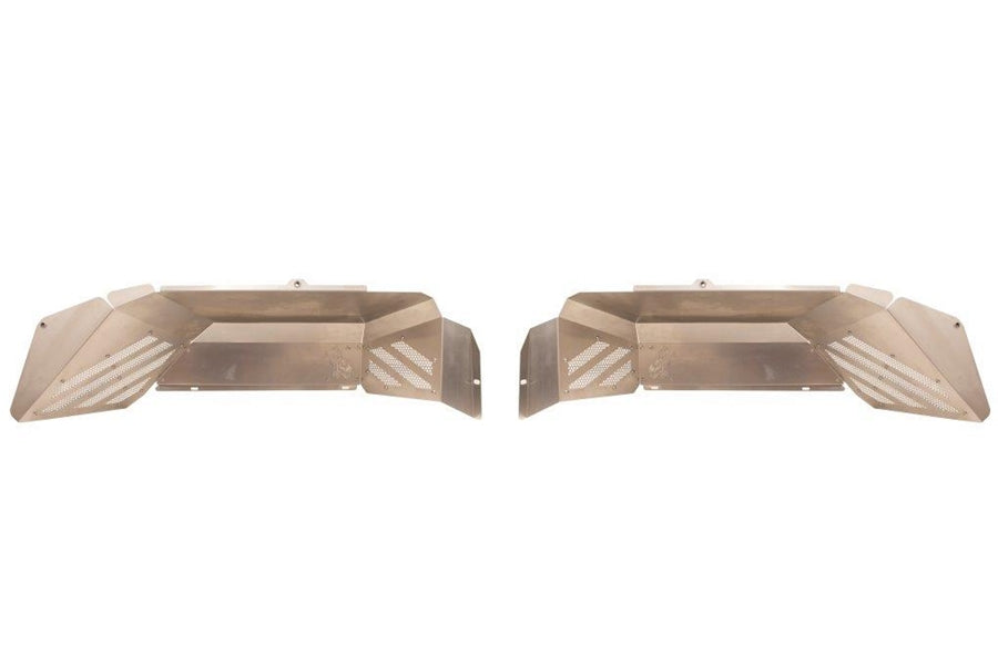 Fishbone Offroad Rear Raw Aluminum Inner Fenders