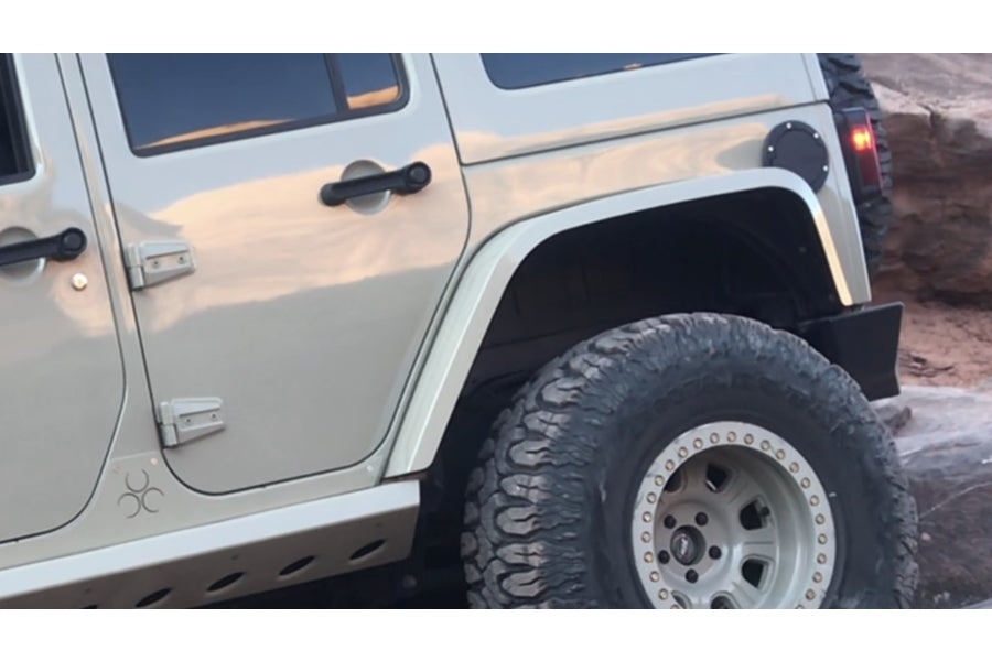 Nemesis Industries Notorious Dovetail Rear Fender Flare - Textured Black